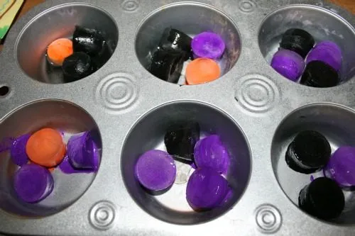 halloween sensory paint play