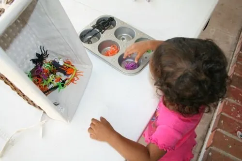 color sorting play ideas