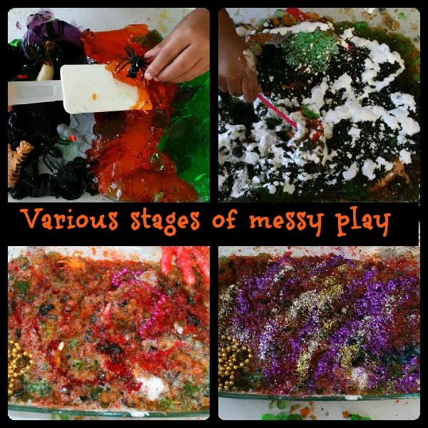 jello halloween sensory