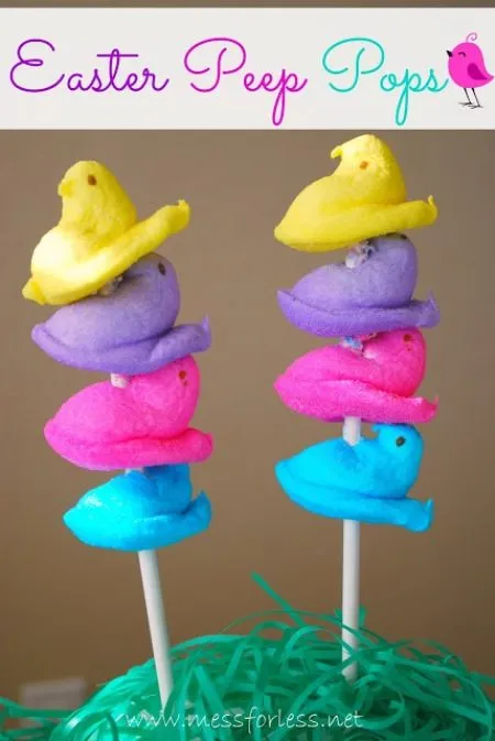 Easter Peep Pops