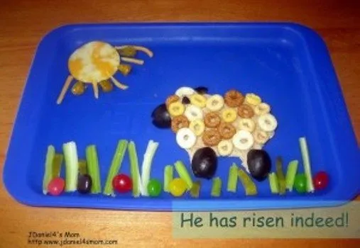 Muffin Tin Monday- Easter Lamb