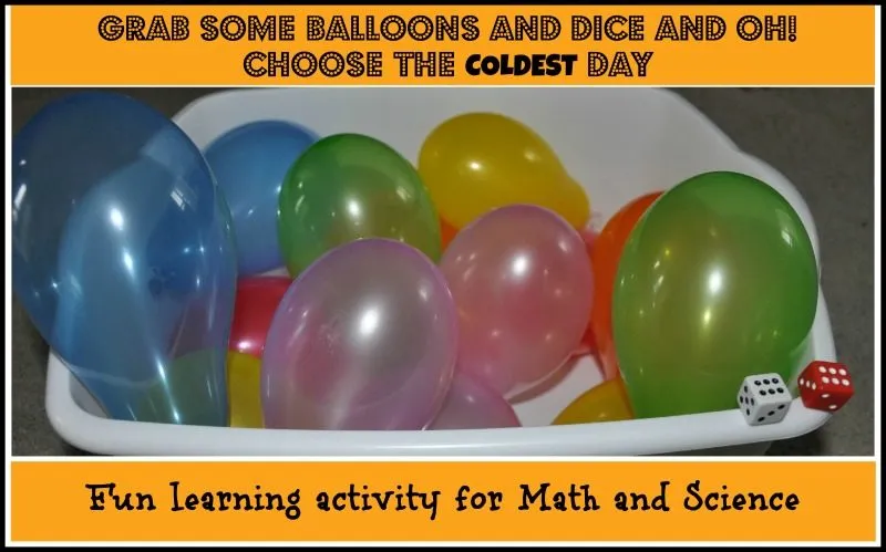 math and science activity for young kids