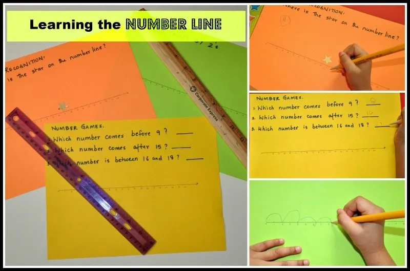 number line worksheet