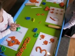 Number play dough