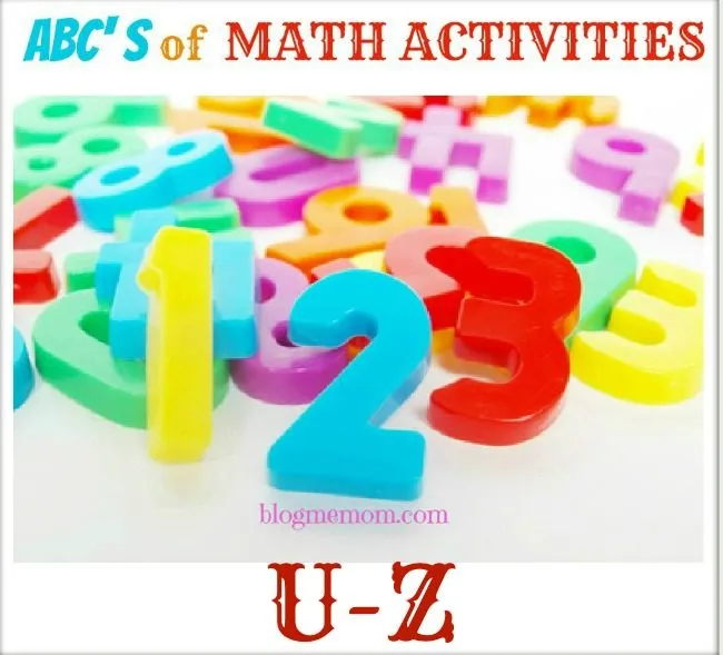 ABC's of Math Activities : U - Z