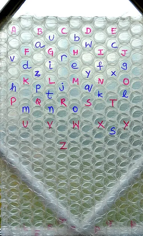 on the window