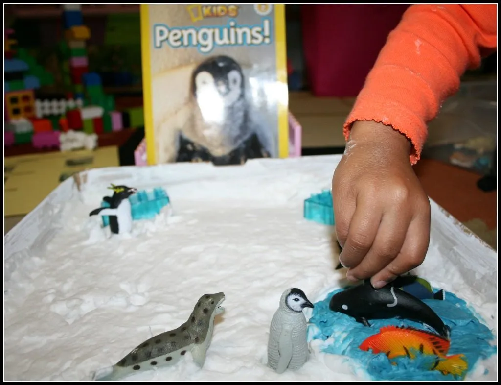 Antarctica Small World with Soap "Ice"