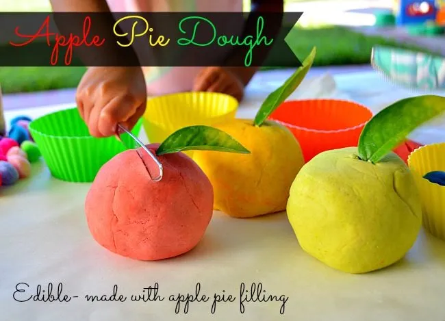 Apple Playdough