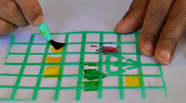 painting with berry baskets
