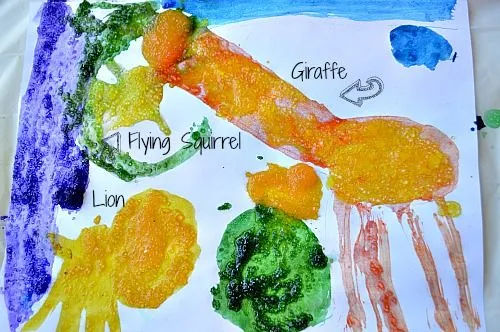 giraffe art