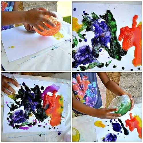 pour and paint