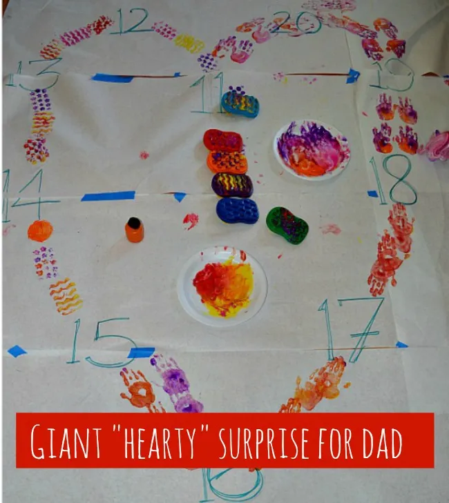 Giant Hand Print Art