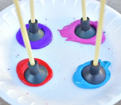 painting with arrows