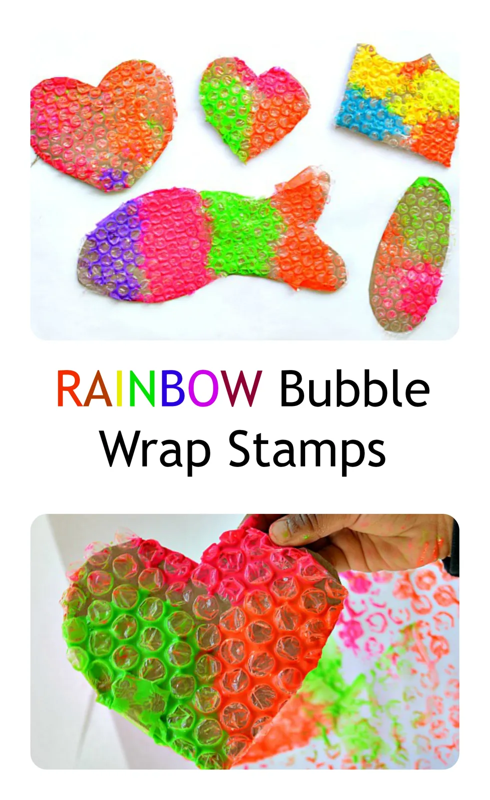 Kids Art Bubble Stamps from Blog Me Mom
