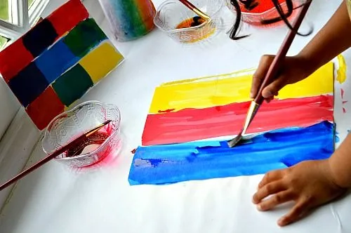 art projects teaching colors