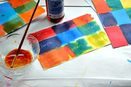 kids art activities color