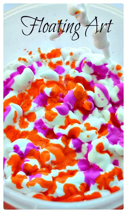 Floating art project for kids