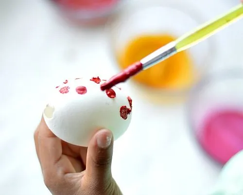 making melted crayon marks for art activities for kids