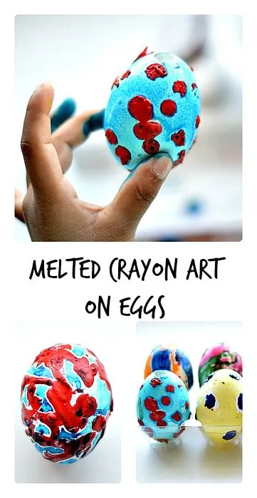 Melted Crayon Art for Easter