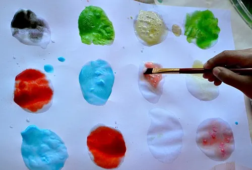 baking soda and kool aid art