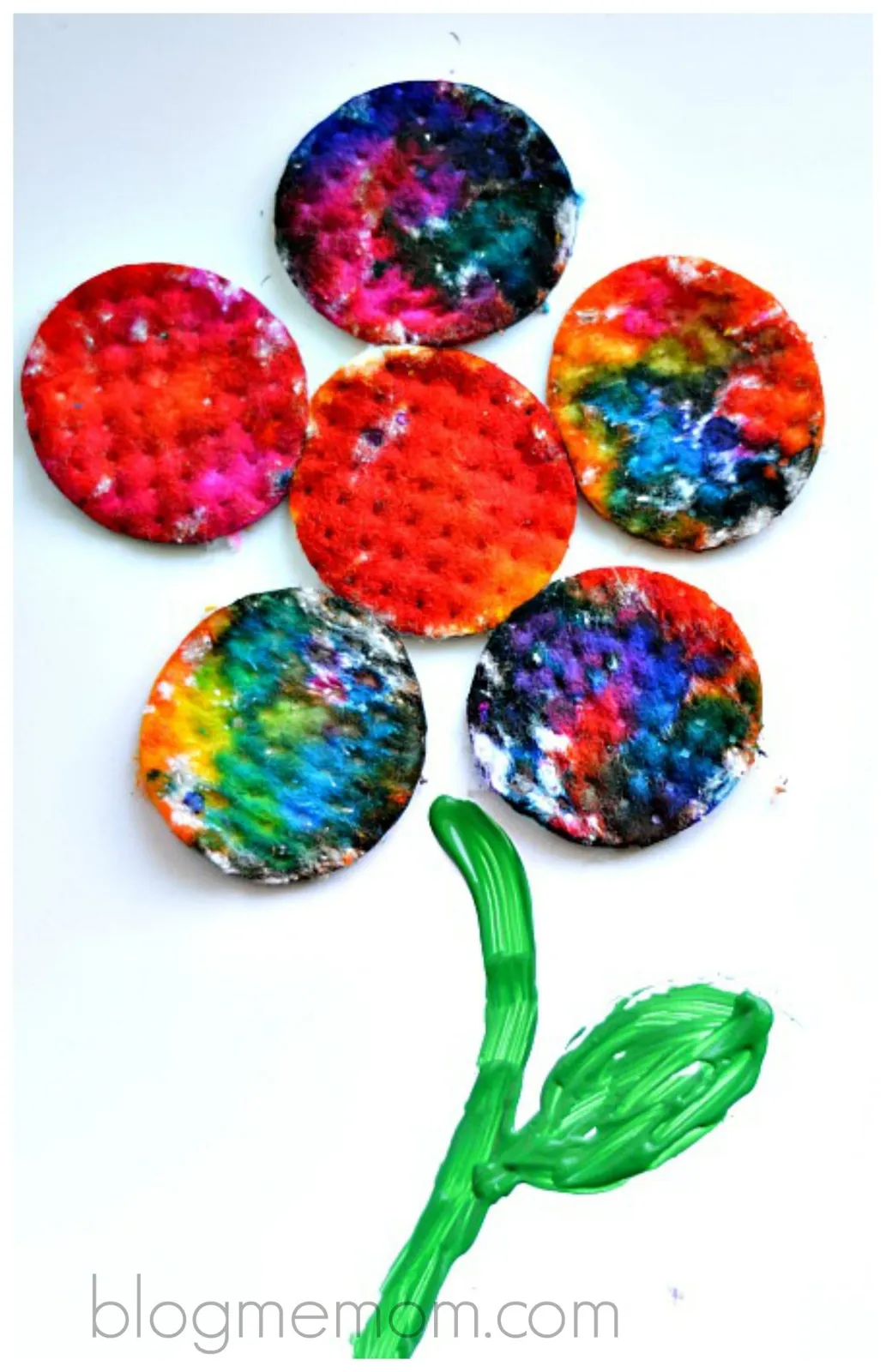 spring art with flowers
