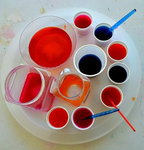liquid crepe paper colors