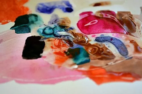 art projects with glue