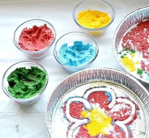 creating with rangoli powder