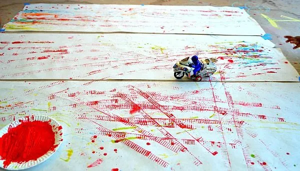 motor bike painting