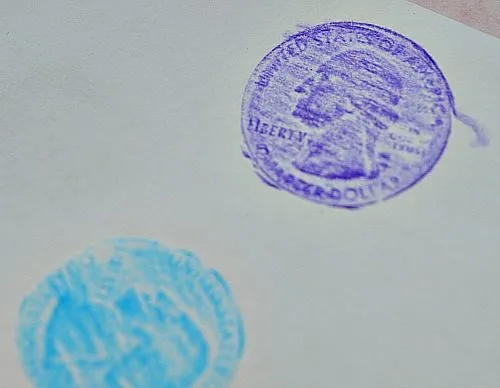 coin rubbings