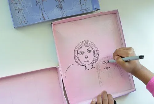 art activities with shoe boxes