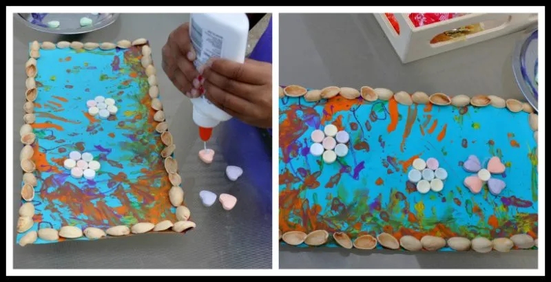 Candy Flower Garden with Wrapper Butterflies