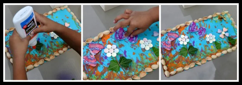 Candy Flower Garden with Wrapper Butterflies