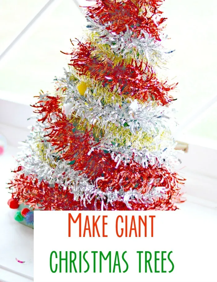 Christmas Crafts for Kids : Make Giant Christmas Trees