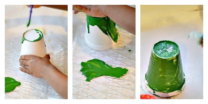 painting jingle bell cups