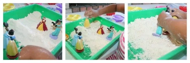 Cloud Dough with Play Dough Sprinkles