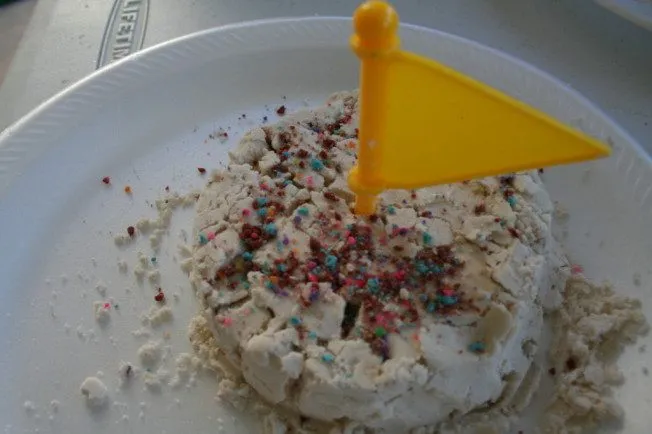Cloud Dough with Play Dough Sprinkles