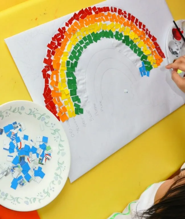 rainbow craft for kids