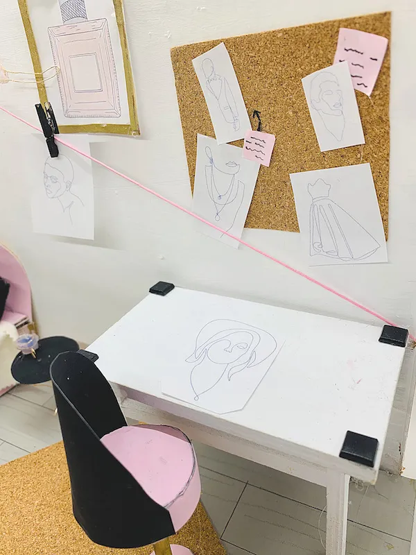 table cardboard crafts