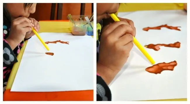 earth day activities with paint