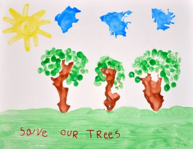earth day blow art
