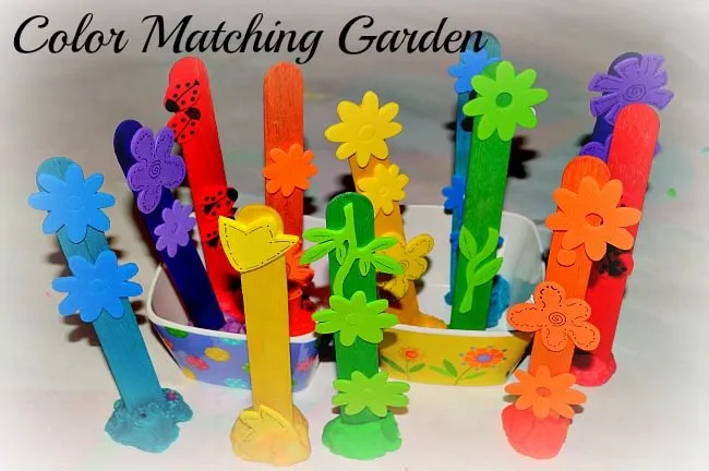 SPRING CRAFT COLOR LEARNING