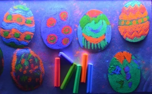 chalk glow for easter