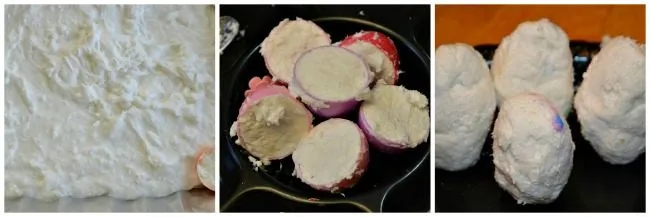 creating soap eggs for easter