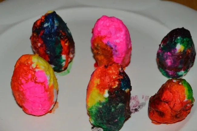 easter activities with egg soaps