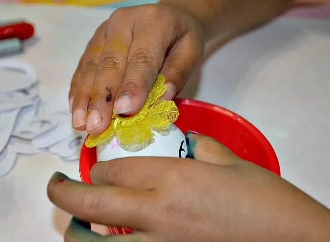 fine motor play with eggs