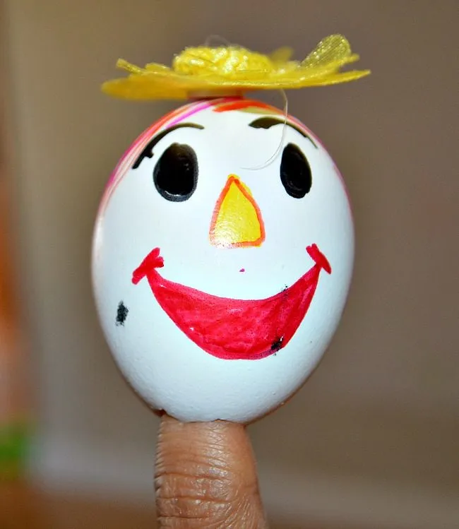 writing with egg shells