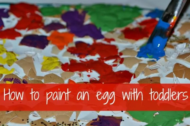 Easter Craft :Egg Shell Painting