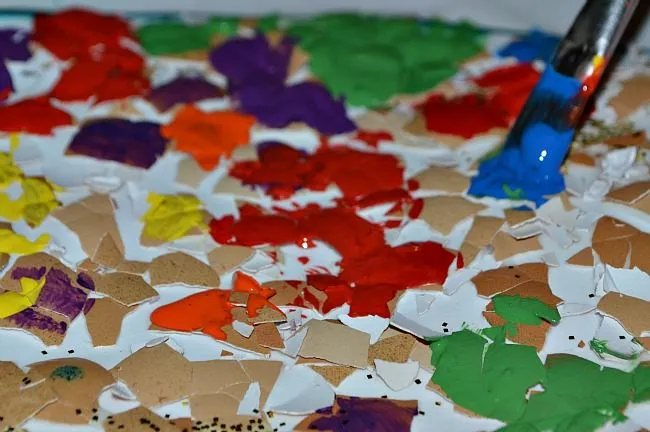 paint shells for easter craft