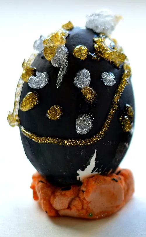 glitter glue eggs